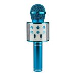 Ktv - karaoke microphone sans fil - bleu