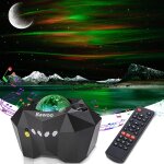 Kuwl - projecteur led ciel etoil aurora projecteur led projecteur d'etoiles lampe veilleuse avec tlcommande ...