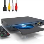 Kyaoayo - 01dvd98178 lecteur dvd tv multizone, hdmi pour television et entre double microphone, connectique ...