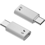 Kyaoayo - 2 pieces adaptateur microphone usb c vers lightning femelle vers usb - c mle pour microphone ...