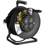 Kyaoayo - 208678 enrouleur electrique professionnel 40m pour chantier pr s ip44 avec guide pour le cble, ...