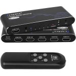 Kyaoayo - 8k 60 hz / 4k 120hz switch hdmi 5 entrées 1 sortie, 5x1 commutateur hdmi 2. 1 avec télécommande, ... Kyaoayo - 8k 60 hz / 4k 120hz switch hdmi 5 entrées 1 sortie, 5x1 commutateur hdmi 2. 1 avec télécommande, ...