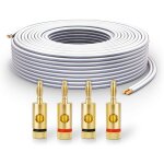 Kyaoayo - câble d'enceinte sp061 - 010 2x2, 5 mm (99, 9% de cuivre ofc, fil toronné de 0, 20 mm) câble ... Kyaoayo - câble d'enceinte sp061 - 010 2x2, 5 mm (99, 9% de cuivre ofc, fil toronné de 0, 20 mm) câble ...