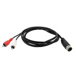 Kyaoayo - câble midi 5 pin din, 5ft mâle a 2 rca mâle - câble audio professionnel pour bang & olufsen, ... Kyaoayo - câble midi 5 pin din, 5ft mâle a 2 rca mâle - câble audio professionnel pour bang & olufsen, ...