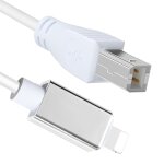 Kyaoayo - câble usb type - b vers midi 1, 5 m câble usb otg compatible avec iphone, appareils ios, contrôleur ... Kyaoayo - câble usb type - b vers midi 1, 5 m câble usb otg compatible avec iphone, appareils ios, contrôleur ...