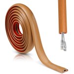 Kyaoayo - cache cable sol bois, 3mx30mm pas de cable au sol, petit canal de cble flexible, protege cable ...