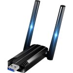 Kyaoayo - cl wifi puissante ac1300 mbps, cle wifi usb 3. 0 double bande, 2. 4g / 5. 8ghz adaptateurs ...