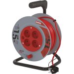 Kyaoayo - enrouleur de cble de 15 m - 4 pr s schuko - 230 v, 10 a, 2300 w - isolation en pvc de qualit ...