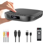 Kyaoayo - lecteur dvd tv avec entre usb / tf, hdmi intgr pal / ntsc, multizone, cble hdmi / rca, ...