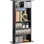 Kyaoayo - meuble de rangement multimdia 5 couches, armoire a dvd, bibliothques pour ranger la musique, ...