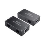 Kyaoayo - pw - ht202p(poc) hdmi extender prolonger 50m / 165ft cat5e / cat6 cble hd 1080p support fonction ...