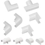 Kyaoayo - raccords a clipser pour goulotte moulure mini joindre plusieurs goulottes de 30x15mm multipack ... Kyaoayo - raccords a clipser pour goulotte moulure mini joindre plusieurs goulottes de 30x15mm multipack ...