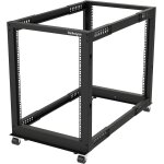 Kyaoayo - rack serveur mobile 15u 4 poteaux, rack rseau 19  4 poteaux avec roulettes, rack avec profondeur ...