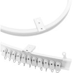 Kyaoayo - rideau de plafond flexible rail pour rail avec systme de rail rideau lit div ur, 2 m