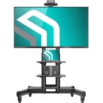 Kyaoayo - support tv roulettes pour 40 - 70 pouces tvs, meuble tv sur roulettes professionnel poids de ... Kyaoayo - support tv roulettes pour 40 - 70 pouces tvs, meuble tv sur roulettes professionnel poids de ...