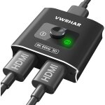 Kyaoayo - switch hdmi, 4k60hz splitter hdmi , aluminum hdmi switch 2. 0, commutateur hdmi 2 entrées 1 ... Kyaoayo - switch hdmi, 4k60hz splitter hdmi , aluminum hdmi switch 2. 0, commutateur hdmi 2 entrées 1 ...