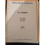 Kyo : le chemin piano / chant + accords (feuillet) [partition]