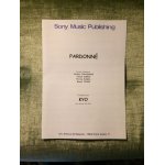 Kyo pardonné partition feuillet chant piano accords sony music publishing Kyo pardonné partition feuillet chant piano accords sony music publishing