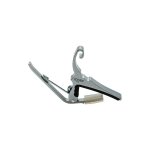 Kyser kg6sa - capodastre quick - change guitare acoustique - silver