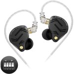 Kz zs12 pro x ecouteurs intra - auriculaires iem, ecouteurs de jeu filaires hybrides 1dd + 5ba, meilleurs ...