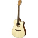 Lg t70dc - nat - guitare acoustique dreadnought cutaway tramontane - naturel satin