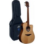 Lg thv10dce - lb - guitare electro - acoustique dreadnought hyvibe - naturel pores ouverts ( + housse) ...