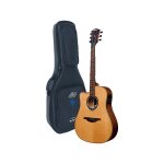 Lg tlhv15dce - guitare electro - acoustique dreanought gaucher hyvibe - naturel pores ouverts ( + housse) ...