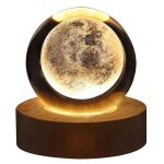 Lampe boule de cristal 3d unique, veilleuse usb, boule plasma, lumires cosy, cortions de la galact et ...