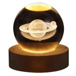 Lampe boule de cristal 3d unique, veilleuse usb, boule plasma, lumires cosy, cortions de la galact et ...