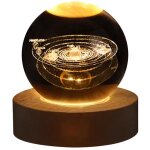 Lampe boule de cristal 3d unique, veilleuse usb, boule plasma, lumires cosy, cortions de la galact et ...