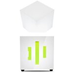 Lampe enceinte megapolite soundkub blanc Lampe enceinte megapolite soundkub blanc