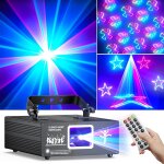 Lampe de fte disco, 3d rgb animation disco light dmx effet spot pour karaok, runions de famille, mariage, ...
