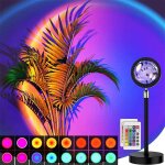 Lampe murale led rvb usb pour photographie, veilleuse au non arc - en - ciel, projecteur pour tlphone ...