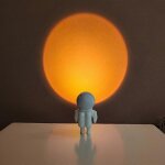 Lampe projecteur coucher de soleil rvb, dcoration d'intrieur, 12 cm, newway