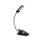 Lampe de pupitre portable rechargeable a deux ttes, lampe de pupitre a clipser, livre de soins oculaires ...