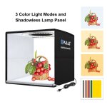 Ajouter lampe shadowless - boîte à lumière pliable de 25cm, mini boîte à lumière de studio photo, kits ... Ajouter lampe shadowless - boîte à lumière pliable de 25cm, mini boîte à lumière de studio photo, kits ...