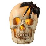 Lampe squelette d'halloween - dcoration intrieure de statue de crne humain trs raliste - lampe de ...