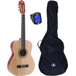 Lapaz 002 nt guitare classique format 3 / 4 natural + housse + accordeur
