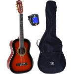 Lapaz 002 sb guitare classique format 3 / 4 sunburst + housse + accordeur
