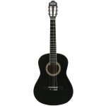 Lapaz c30bk - 3 / 4 lh guitare classique pour gaucher