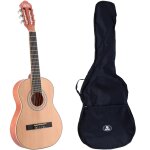 Lapaz c30n guitare classique format 3 / 4 natural + housse