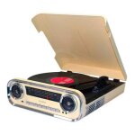 Lauson 01tt15 platine tourne - disque entra�n� par courroie beige, noir