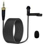 Lavalier lapel microphone 3, 5 mm pour syst�me sans fil pour sennheiser bodypack transmetteur omnidirectionnel ...