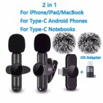 Lavalier microphone sans fil boutonnière professionnel double micro cravate mini pour iphone android ... Lavalier microphone sans fil boutonnière professionnel double micro cravate mini pour iphone android ...