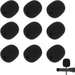 Lbgwp60 - lot de 10 mini pare - vent en mousse pour microphones de petite taille (noir) Lbgwp60 - lot de 10 mini pare - vent en mousse pour microphones de petite taille (noir)