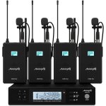 Lbgwp60 - awm 402 systme sans fil microphone lavalier 4 canaux uhf connecteur mini - xlr