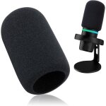 Lbgwp60 - bonnette micro, mousse micro anti vent pour hyperx duocast, filtre anti - pop en mousse pour ...