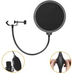 Lbgwp60 - bouclier de masque de filtre anti - pop pour microphone, ecran anti - vent a double couche ... Lbgwp60 - bouclier de masque de filtre anti - pop pour microphone, ecran anti - vent a double couche ...