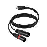 Lbgwp60 - câble audio usb c a dual xlr splitter, type c a 2 sorties xlr mâles stéréo adaptateur compatible ... Lbgwp60 - câble audio usb c a dual xlr splitter, type c a 2 sorties xlr mâles stéréo adaptateur compatible ...