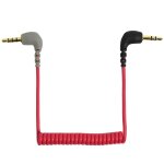 Lbgwp60 - cble de microphone de rechange 3, 5mm, mle a mle angle droit cble patch pour rode videomic, ...